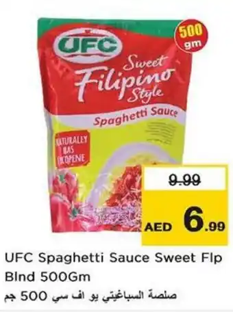 Nesto UFC Spaghetti Sauce Sweet Flp Bind offer