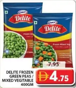 Grand Mall Sharjah Delite frozen green peas / mixed vegitable offer