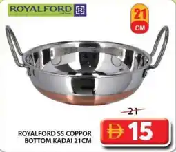 Grand Mall Sharjah Royalford ss coppor bottom kadai offer