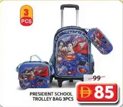 Grand Mall Sharjah President school trolley bag offer
