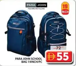 Grand Mall Sharjah Para john school bag offer