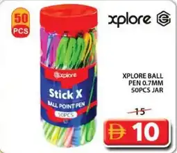 Grand Mall Sharjah Xplore ball pen 0.7mm jar offer