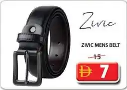 Grand Mall Sharjah Zivic mens belt offer