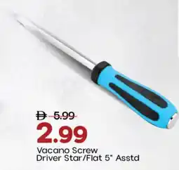 Mark & Save Vacano Screw Driver Star/Flat 5 offer