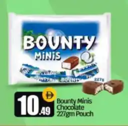 Bigmart Bounty Minis Chocolate Pouch offer