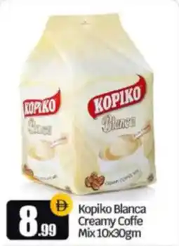 Bigmart Kopiko blanca creamy coffe mix offer