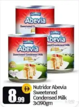 Bigmart Nutridor abevia sweetened condensed milk offer