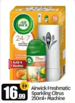 Bigmart Airwick freshmatic sparkling citrus+ machine offer