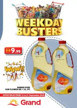 Grand Hyper Market NAWAR Sunflower Oil offer