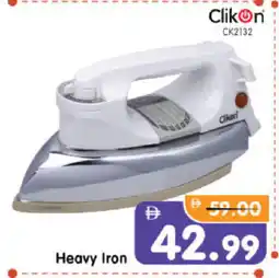 Al Madina Hypermarket CLIKON Ironbox offer