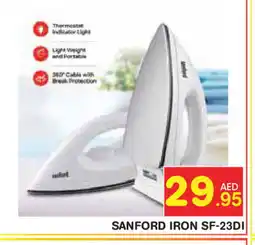 Baniyas Spike Hypermarket SANFORD Ironbox offer