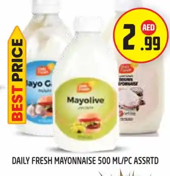 Baniyas Spike Hypermarket DAILY FRESH Mayonnaise offer