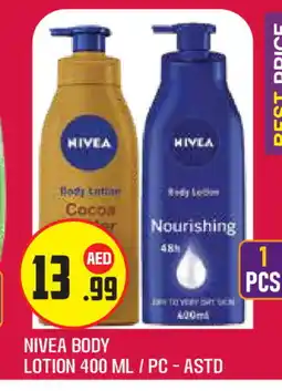 Baniyas Spike Hypermarket Nivea Body Lotion & Cream offer