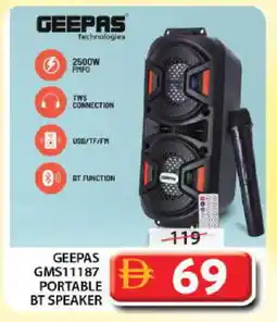 Grand Hyper Market GEEPAS Speaker offer