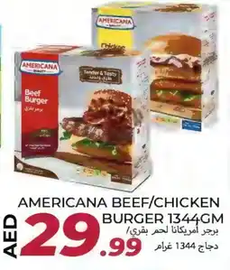 Rawabi Market AMERICANA Chicken Burger offer