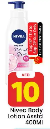 Mark & Save Nivea Body Lotion & Cream offer