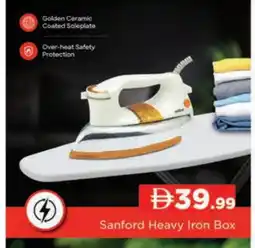 Al Madina SANFORD Ironbox offer