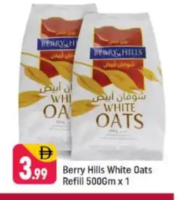 Shaklan BERRY HILLS Oats offer