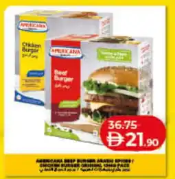 Lulu Hypermarket AMERICANA Chicken Burger offer