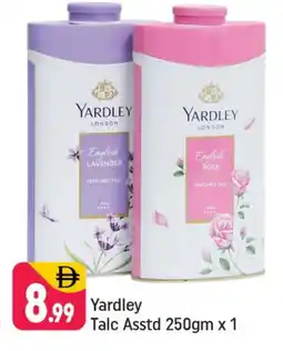 Shaklan YARDLEY Talcum Powder offer