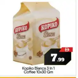 Bigmart KOPIKO Coffee 3in1 offer