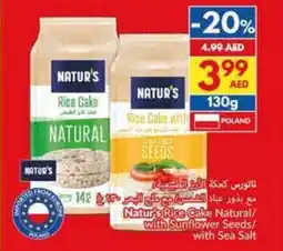 Viva Natur's Rice Cake Natural with Sunflower Seeds with Sea Salt offer