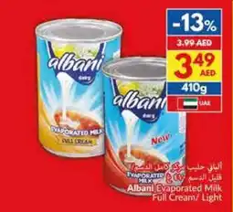 Viva Albani evaporated milk full cream light offer