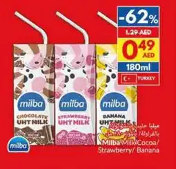 Viva Milba milk cocoa strawberry banana offer