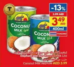 Viva Elephant and sun coconut milk lite coconut milk offer