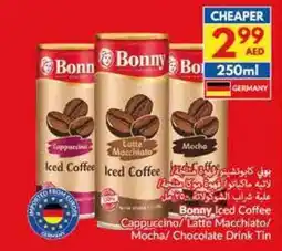 Viva Bonny iced coffee cappuccino latte macchiato mocha chocolate drink tin offer
