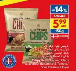 Viva Crispy kettle cooked chips jalapenos balsamico & tomato sour cream & onion offer