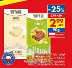 Viva Voyage milk white chocolate milk chocolate with peanuts offer