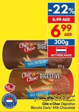 Viva Chic n Choc Digestive Biscuits Dark/ Milk Chocolate offer