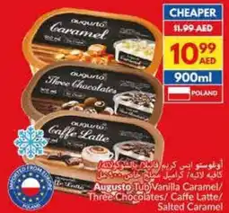 Viva Augusto Tub Vanilla Caramel/ Three Chocolates/ Caffe Latte/ Salted Caramel offer