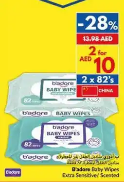 Viva B'adore Baby Wipes Extra Sensitive/ Scented offer