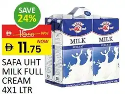 Al Madina Safa uht milk full cream offer