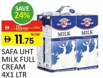 Al Madina Safa uht milk full cream offer