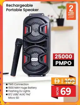 Nesto GEEPAS Speaker offer