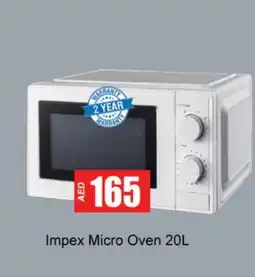 Gulf Hypermarket IMPEX Microwave Oven offer