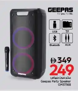 Nesto Geepas Party Speaker GMS11168 offer