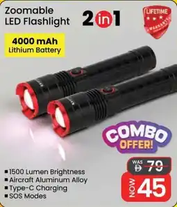 Nesto Zoomable LED Flashlight offer