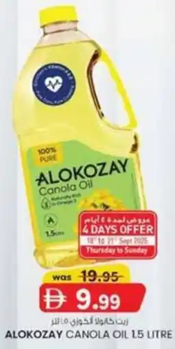 KM Trading Alokozay Canola Oil offer