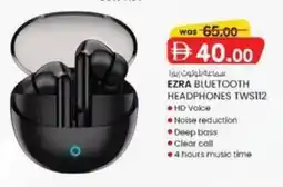 KM Trading Ezra bluetooth headphones TWS112 offer