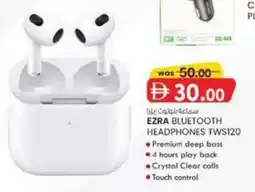 KM Trading Ezra Bluetooth Headphones TWS120 offer