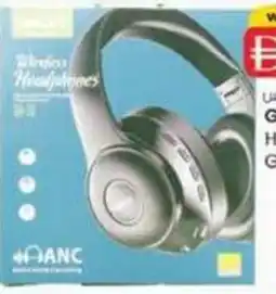 KM Trading Gerlax bluetooth headphone ANC GH-36 offer