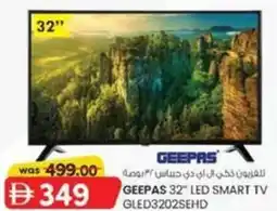 KM Trading Geepas led Smart TV GLED3202SEHD offer