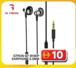 Grand Hyper Market GTRON Earphone offer