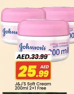 Mark & Save JOHNSONS Face cream offer