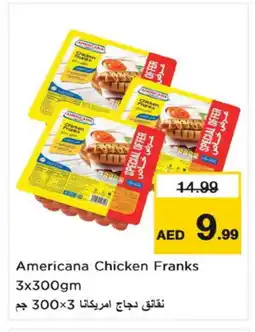 Nesto AMERICANA Chicken Franks offer