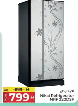 Kenz Hypermarket NIKAI Refrigerator offer